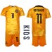 Billige Nederland Steven Berghuis #11 Hjemmetrøye Barn VM 2022 Kortermet (+ korte bukser)